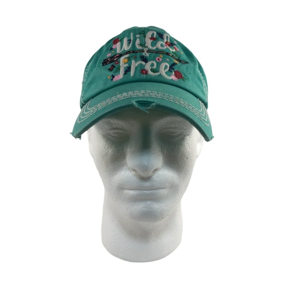 KBETHOS VINTAGE WILD & FREE BLUE ADJUSTABLE HAT